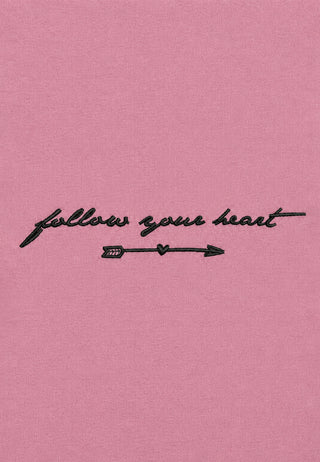 T-shirt Classic Brodé "Follow Your Heart"