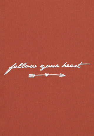 T-shirt Classic Brodé "Follow Your Heart"