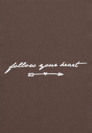 T-shirt Classic Brodé "Follow Your Heart"
