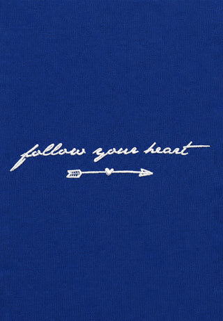 T-shirt Classic Brodé "Follow Your Heart"