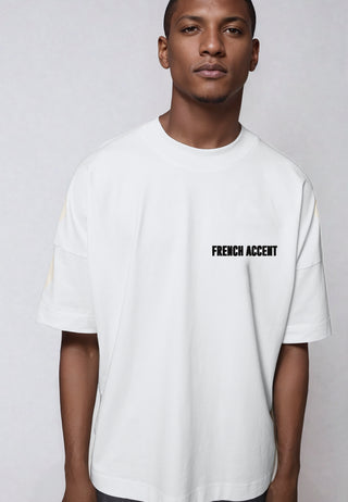 T-shirt Oversize Brodé "French Accent"