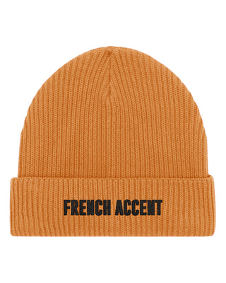 Beanie Fisherman Brodé "French Accent"