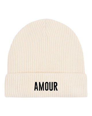 Beanie Fisherman Brodé "Amour"