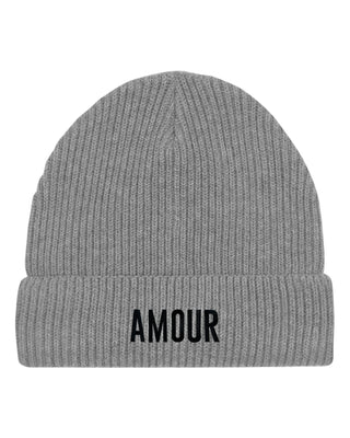 Beanie Fisherman Brodé "Amour"