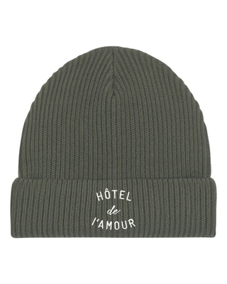 Beanie Fisherman Brodé "Hôtel de l’Amour"