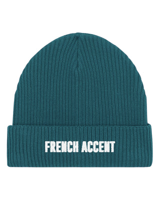 Beanie Fisherman Brodé "French Accent"