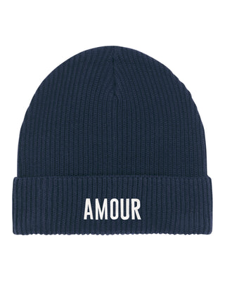 Beanie Fisherman Brodé "Amour"