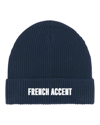 Beanie Fisherman Brodé "French Accent"