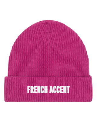 Beanie Fisherman Brodé "French Accent"