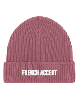 Beanie Fisherman Brodé "French Accent"