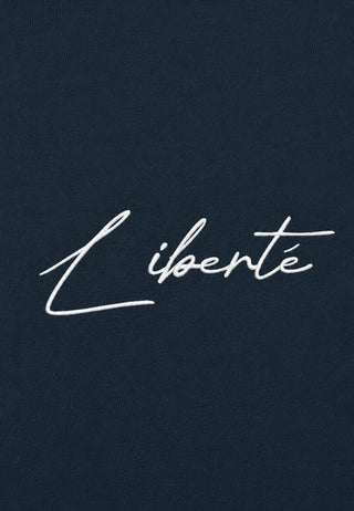 T-shirt Boxy Brodé "Liberté"