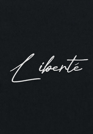 T-shirt Boxy Brodé "Liberté"