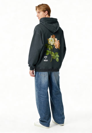 Hoodie Oversize "Roses"