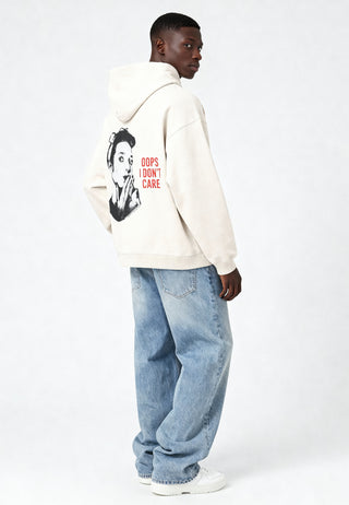 Hoodie Oversize "Oops I Don't Care"