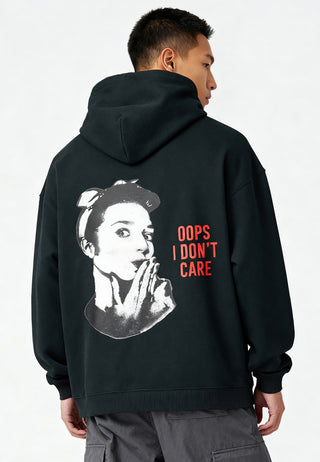 Hoodie Oversize "Oops I Don't Care"