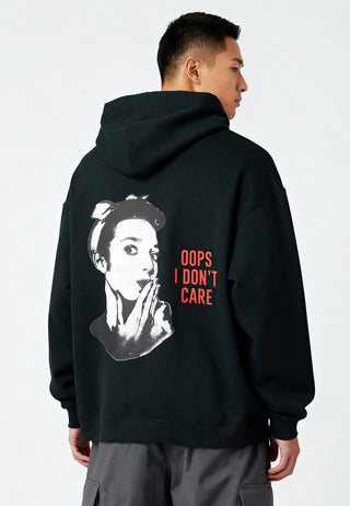 Hoodie Oversize "Oops I Don't Care"