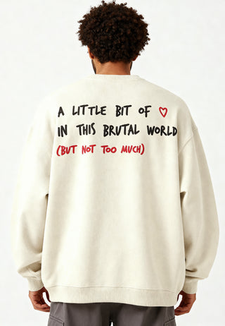 Sweatshirt Oversize Brodé "Brutal"