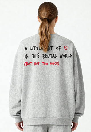 Sweatshirt Oversize Brodé "Brutal"