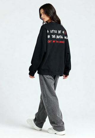 Sweatshirt Oversize Brodé "Brutal"