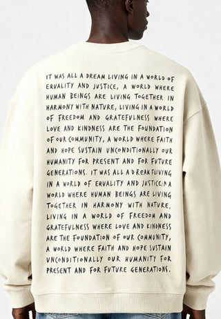 Sweatshirt Oversize "It Was All a Dream"