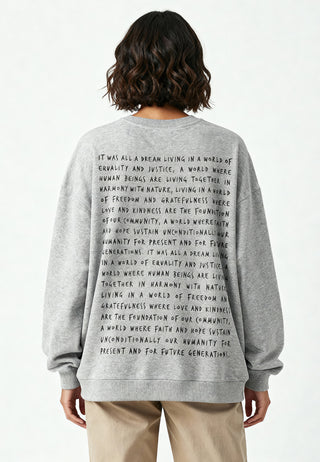Sweatshirt Oversize "It Was All a Dream"