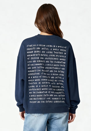 Sweatshirt Oversize "It Was All a Dream"