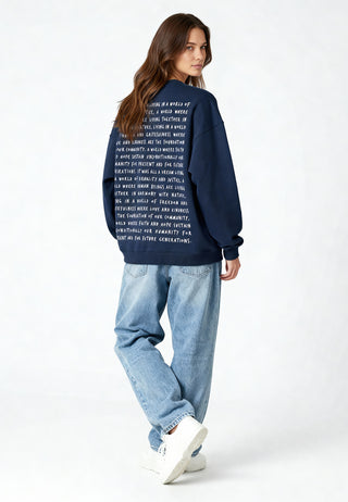 Sweatshirt Oversize "It Was All a Dream"