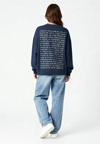 Sweatshirt Oversize "It Was All a Dream"