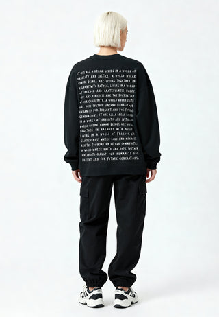 Sweatshirt Oversize "It Was All a Dream"