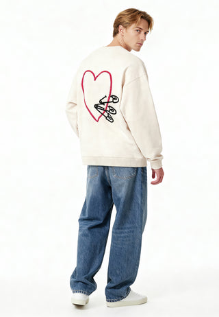 Sweatshirt Oversize Brodé "Pins"