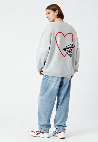 Sweatshirt Oversize Brodé "Pins"