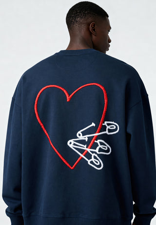 Sweatshirt Oversize Brodé "Pins"