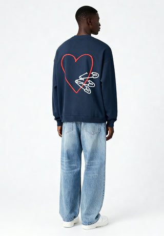 Sweatshirt Oversize Brodé "Pins"