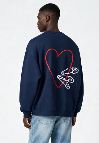 Sweatshirt Oversize Brodé "Pins"