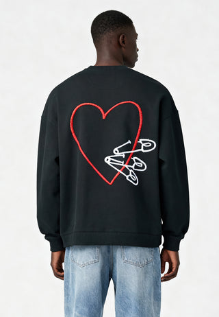 Sweatshirt Oversize Brodé "Pins"