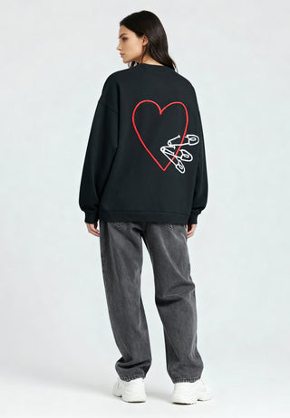 Sweatshirt Oversize Brodé "Pins"