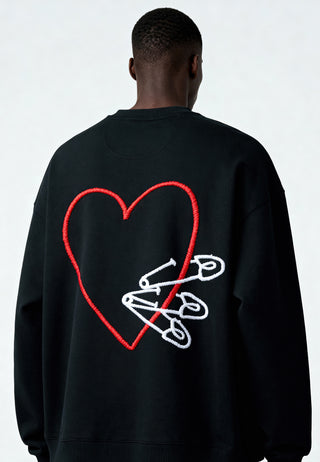 Sweatshirt Oversize Brodé "Pins"