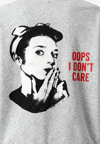 Sweatshirt Oversize "Oops I Don't Care"