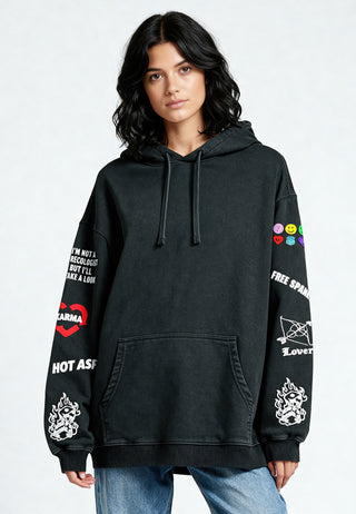 Hoodie Oversize Brodé "Crush"