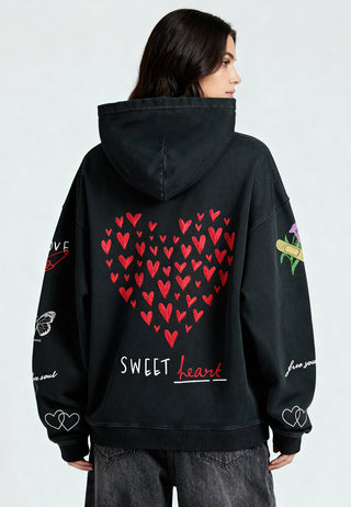 Hoodie Oversize Brodé "Sweetheart"
