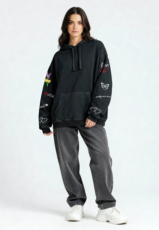 Hoodie Oversize Brodé "Sweetheart"
