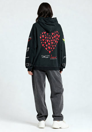 Hoodie Oversize Brodé "Sweetheart"