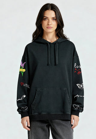 Hoodie Oversize Brodé "Sweetheart"