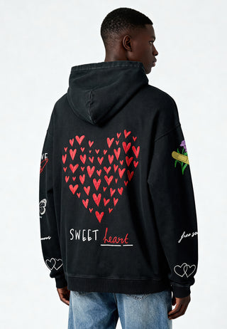 Hoodie Oversize Brodé "Sweetheart"