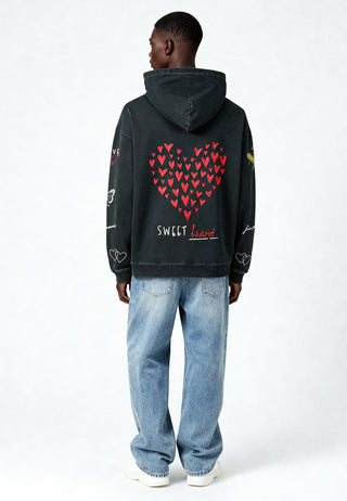 Hoodie Oversize Brodé "Sweetheart"