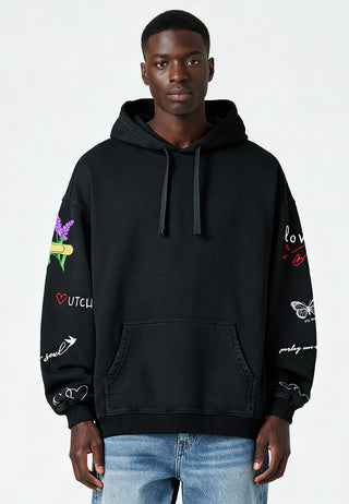 Hoodie Oversize Brodé "Sweetheart"
