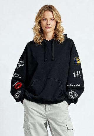 Hoodie Oversize Brodé "Brutal"