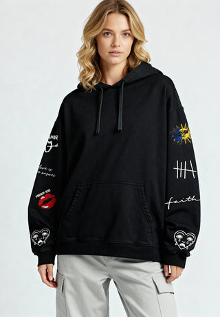 Hoodie Oversize Brodé "Brutal"