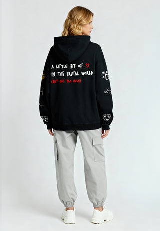 Hoodie Oversize Brodé "Brutal"