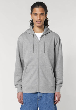 Hoodie à Zip Brodé "Brute"